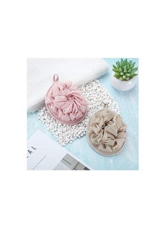 ORiTi Ball Exfoliating Body Loofah Pad Shower Scrubber Ball Shower Glove with Flower Bath Ball 6 PCS  - Image 2