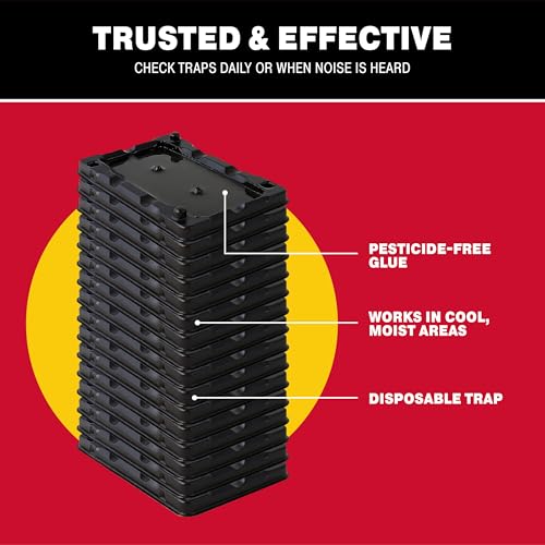 Catchmaster Mouse & Insect Glue Traps 16-Pk, Adhesive Rodent & Bug Catcher, Mouse Traps Indoor for Home, Sticky Glue Boards for Mice and Insects, Pest Control for House & Garage - Image 5