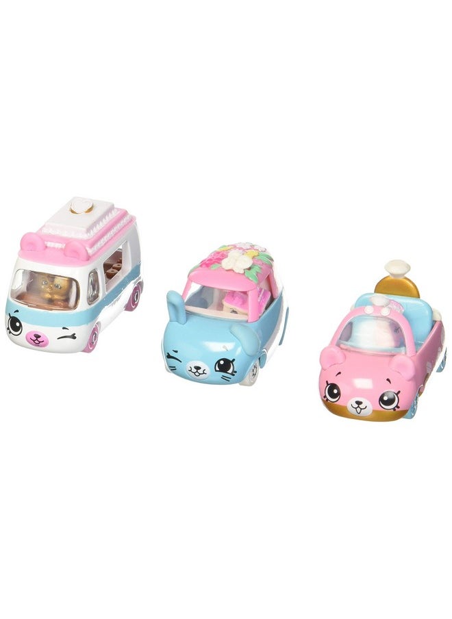 Shopkins Cutie Car S3 3 Pack-Asst 1 Childrens Toy  - Image 1
