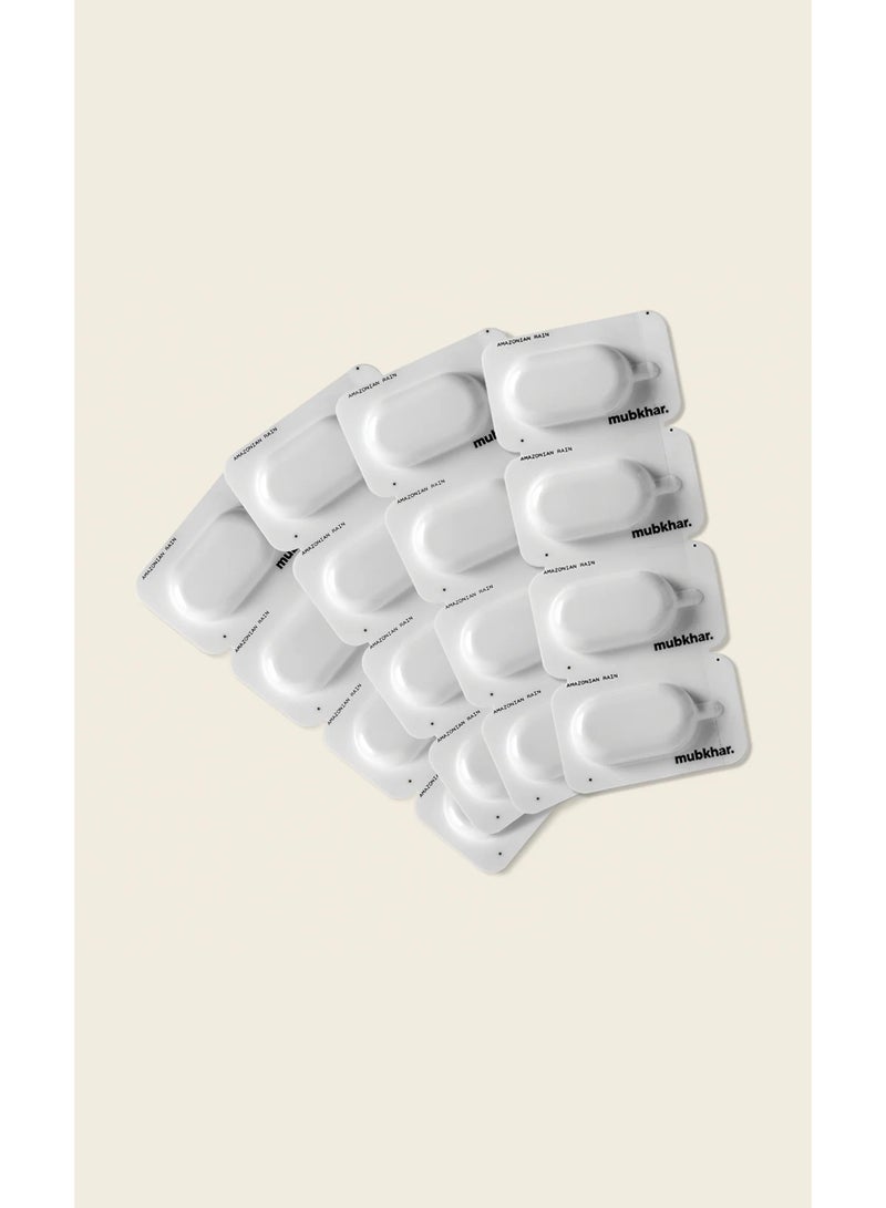 Mubkhar. Amazonian Rain Scented Tablets 16 Dosages - Image 1