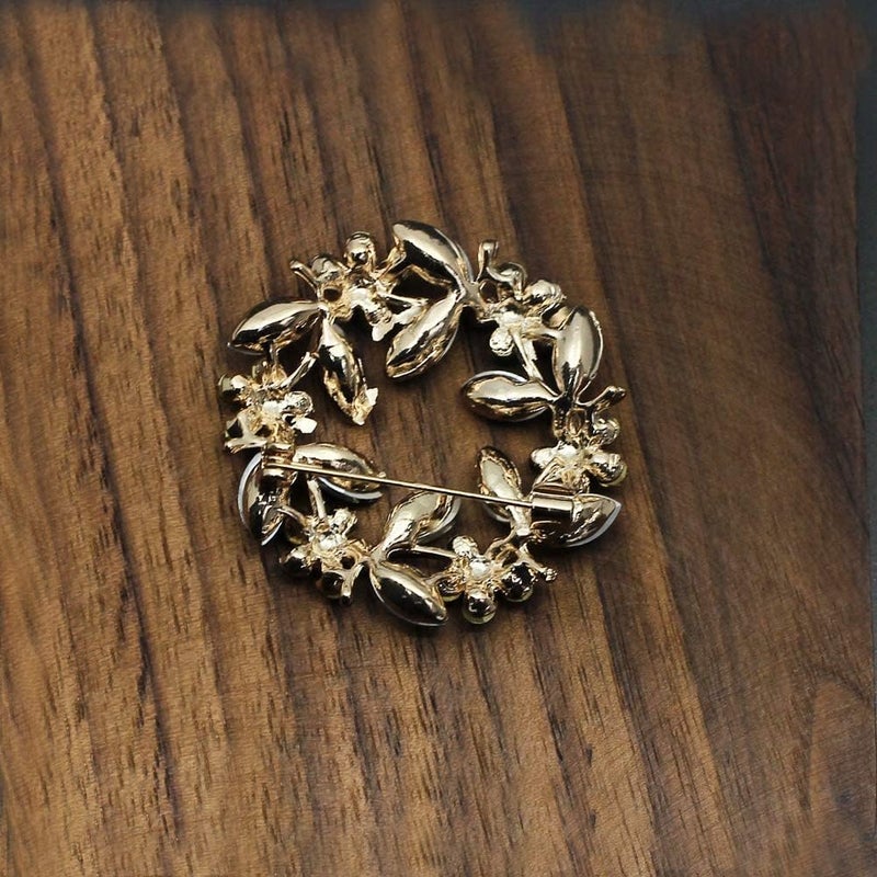 Excefore Colours Crystal Brooch Pins - Elegant Rhinestone Jewelry Gift for Women Girls Wedding/Banquet/Birthday Party - Image 5