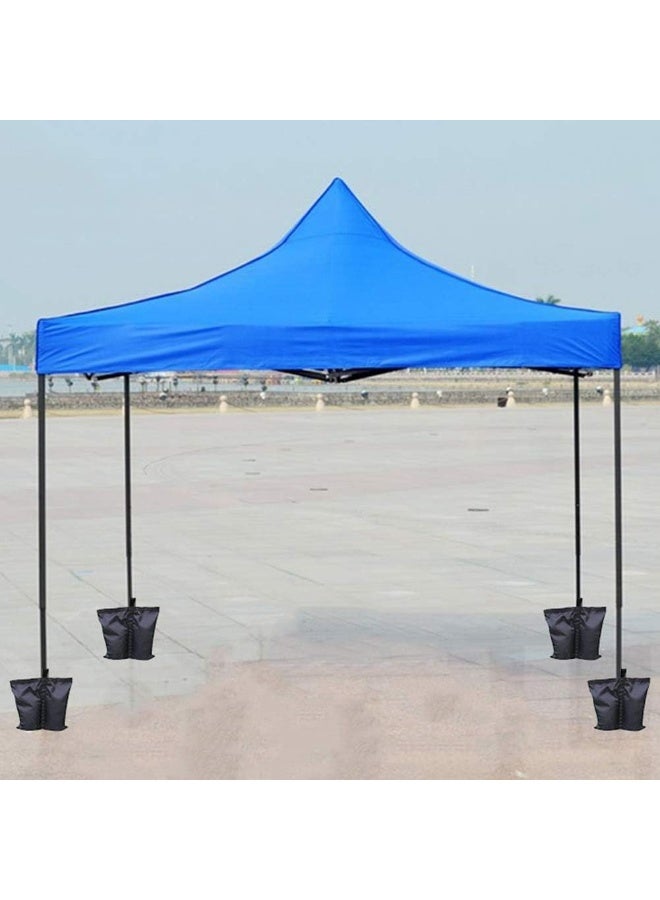 Sand Bags for Canopy Tent Heavy Duty Weights Sandbags Oxford Cloth Black Tent Fixed Sandbags, Large Capacity Good Leakproof Outdoor Sunshade Umbrella Sand Bag - Image 3