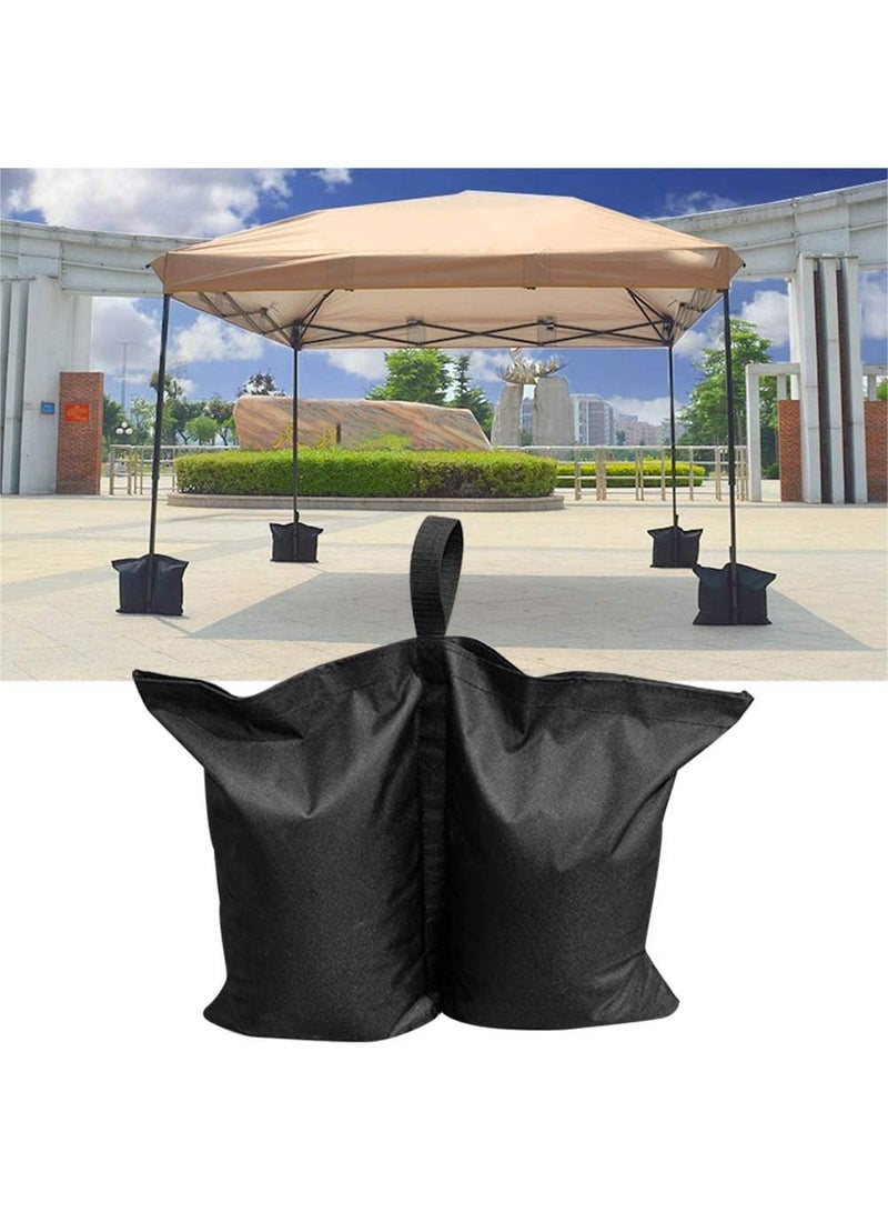 Sand Bags for Canopy Tent Heavy Duty Weights Sandbags Oxford Cloth Black Tent Fixed Sandbags, Large Capacity Good Leakproof Outdoor Sunshade Umbrella Sand Bag - Image 5