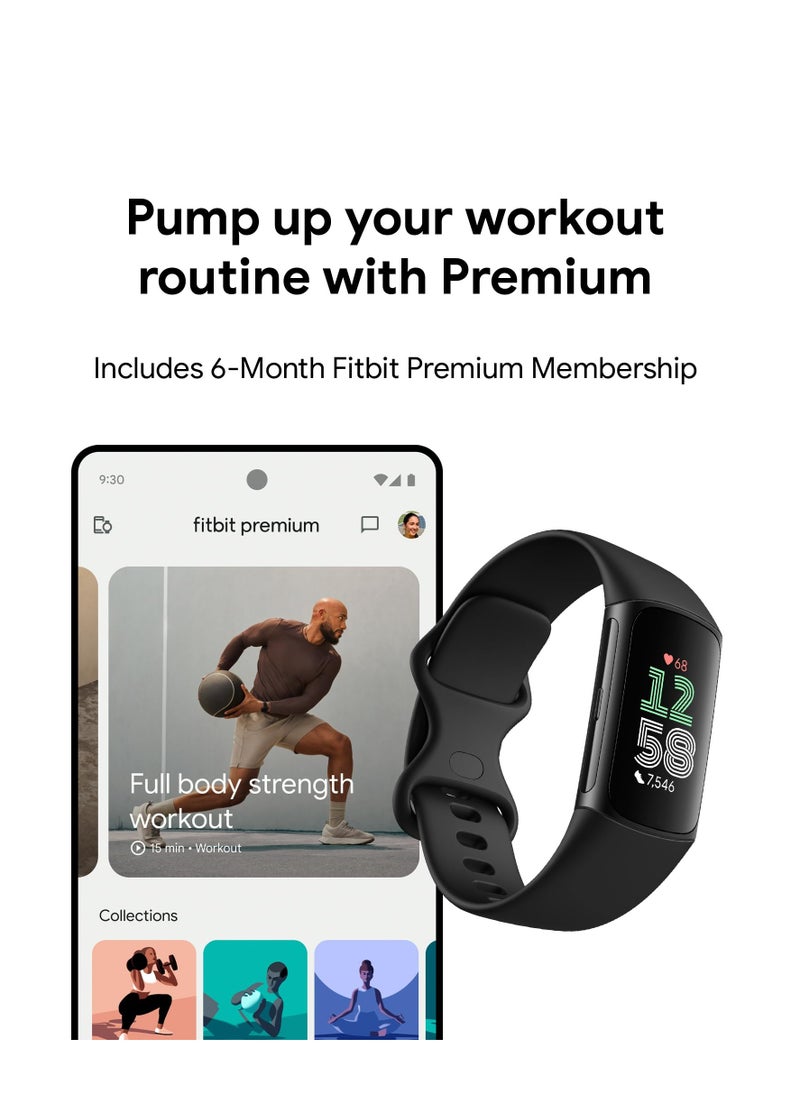 Generic - Smart Watch for Men Women, IFitness Tracker with Google Apps, 6-Months Premium Membership Included, GPS, Health Tools and More, Improve Sleep, Strain (Black, S u0026 L Bands) - Image 1