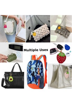 NIBEMINENT 2 Pack 3 in 1 Protective Case Compatible with Huawei Tag / Tile Pro 2022 Mate Apple AirTag / Access Card Keychain Tracker Cover Key Ring for Bag / Suitcase, for Airtags Accessories  - Image 3