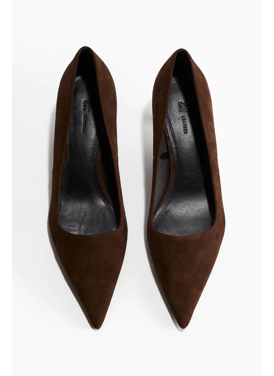 اتش اند ام Leather Court Shoes