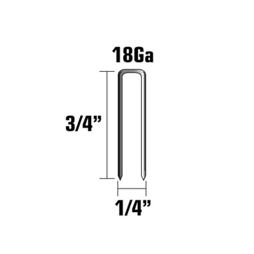 Metabo HPT 14 Inch x 34 Inch 18 Gauge Electro Galvanized Finish Staples 1000 Count 21101SHPT - Image 3