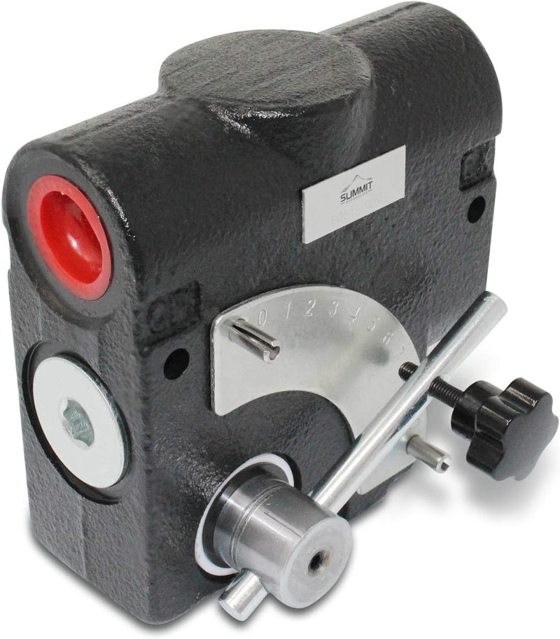 Summit Hydraulics Hydraulic Adjustable Variable Flow Control Valve, 0-30 GPM, 3/4” NPT Port Size - Image 3