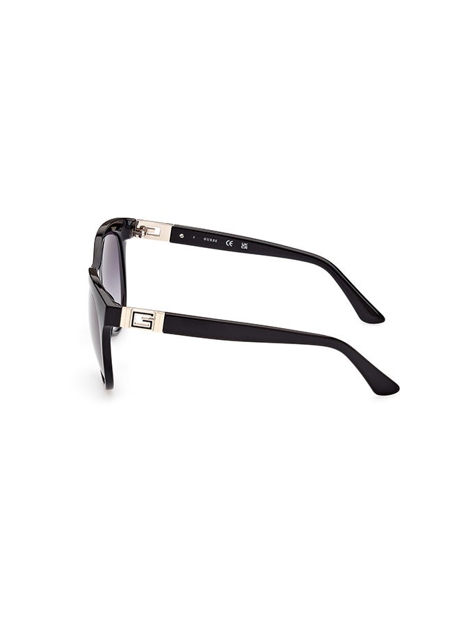 GUESS نظارة شمسية دائرية للحماية من الأشعة فوق البنفسجية للنساء - GU785001B56 - مقاس العدسة: 56 ملم - Image 2