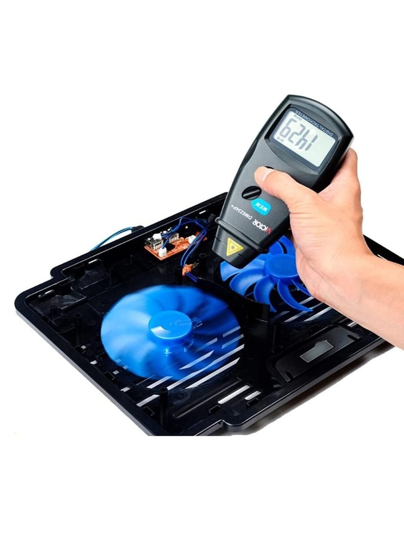 Hicomony Laptop Cooling Pad with 2 Quiet Fans 7 Angles 2 USB Port, Laptop Cooler for 12.1-17.3" Laptop  - Image 4