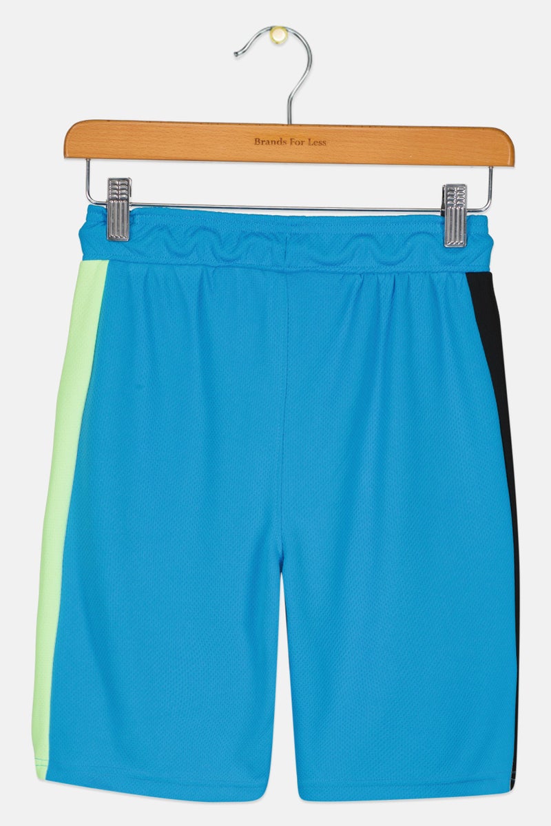 PUMA Kids Boy Sportswear Fit Outdoor Shorts, Ocean Blue - Image 3