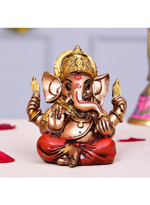 ascension Ganesh Idol Vinayaka Statue for Car Dashboard,Ganpati Murti,Ganesha Idol for Home Decoration Ganesh Murti for Office, Temple Ganpati Statue for Gifts