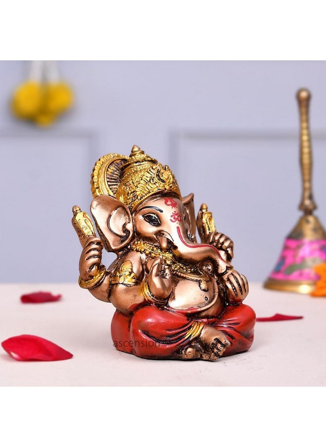 Ascension - ascension Ganesh Idol Vinayaka Statue for Car Dashboard,Ganpati Murti,Ganesha Idol for Home Decoration Ganesh Murti for Office, Temple Ganpati Statue for Gifts - Image 1