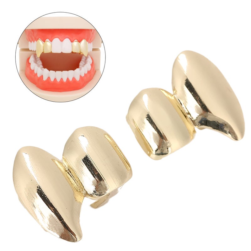 2pcs Single Tooth Bling Teeth Decoration for Halloween Party Hip Hop Show - Image 3