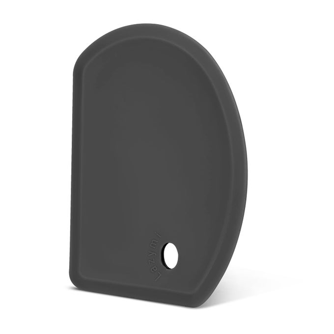 FLEXIBLE SILICONE DOUGH SCRAPER CUTTER LARGE 152109CM MULTIPURPOSE PASTRY SCRAPERS NON STICK FOOD GRADE BOWL SCRAPER BENCH SPATULA FOR BAKING BREAD SOURDOUGH CAKE PIZZA DARK GRAY