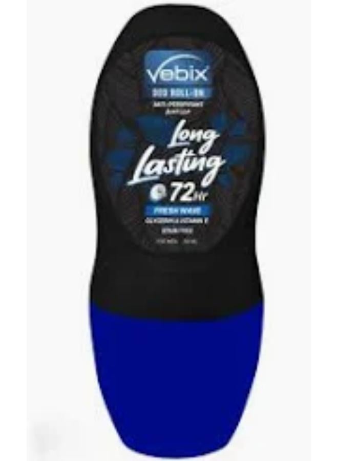 Vebix Long Lasting Fresh Wave Deo Roll On 50ml
