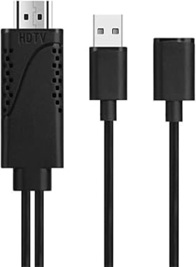 HDMI Male to USB Female Adapter Cable for iPhone, Android (1M) 
