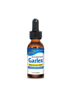 North American Herb & Spice Garlex 1 Fl. Oz. Oil Of Wild Garlic Contains Coriander Basil Ginger Fennel Oreganol P73 Nongmo 110 Servings  - Image 2