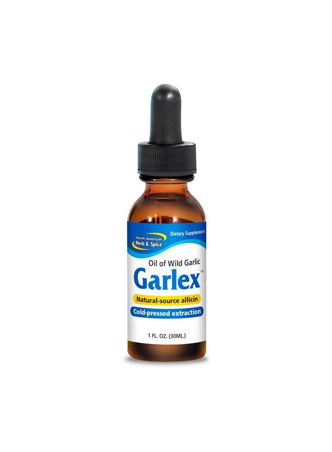 North American Herb & Spice Garlex 1 Fl. Oz. Oil Of Wild Garlic Contains Coriander Basil Ginger Fennel Oreganol P73 Nongmo 110 Servings - Image 2