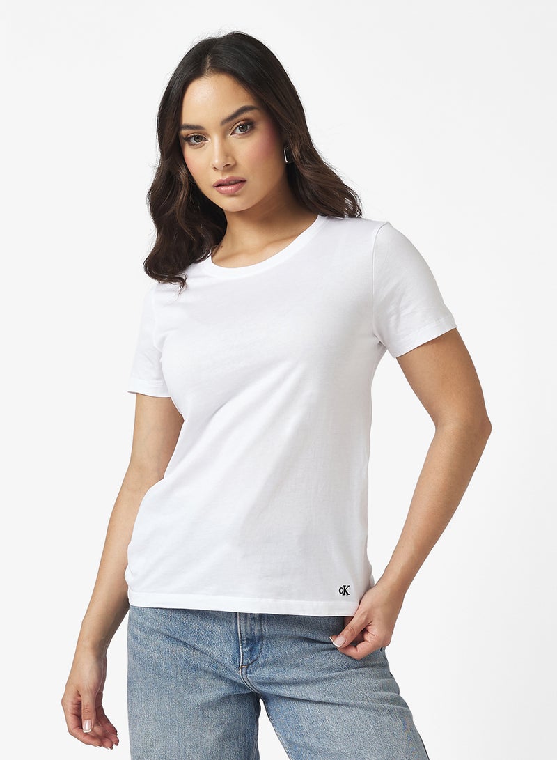 CALVIN KLEIN COTTON TEE 3PK - Image 4