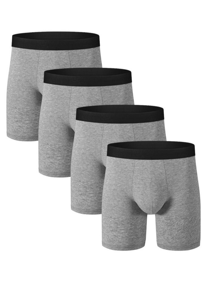 RedMapleTEK 4 Pairs Men's Soft Cotton Briefs - Image 1