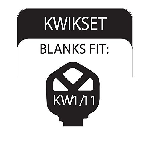 Lucky Line Key Shapes, CAT House Key Blank, KW1/11, 1 Key (B115K) - Image 4