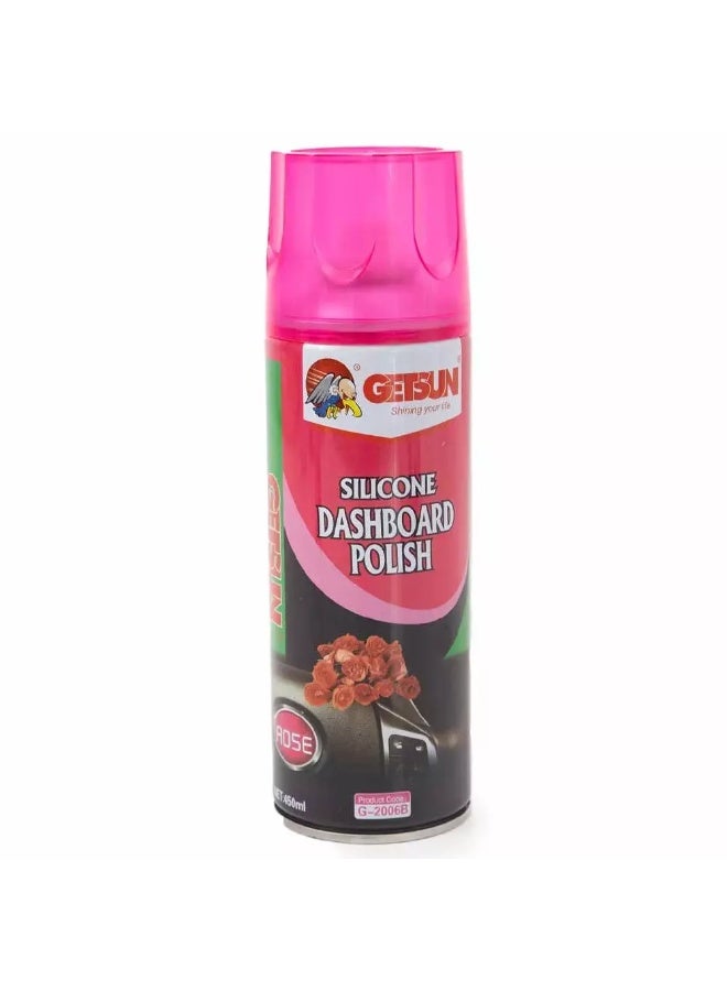 Getsun Silicone Dashboard Polish with Rose Scent 450ml - Image 2