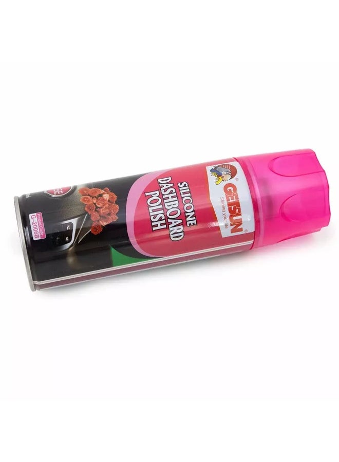Getsun Silicone Dashboard Polish with Rose Scent 450ml - Image 3