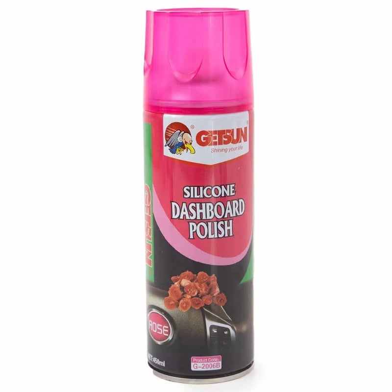 Getsun Silicone Dashboard Polish with Rose Scent 450ml - Image 1