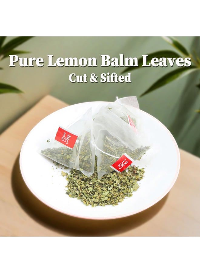FullChea Lemon Balm Tea Bag, 40 Teabags, 1.5g/bag - Premium Lemon Balm Herb - Melissa Officinalis - Non-GMO - Caffeine-free - Promotes Relaxation & Support Digestion, 40.0 Count - Image 2