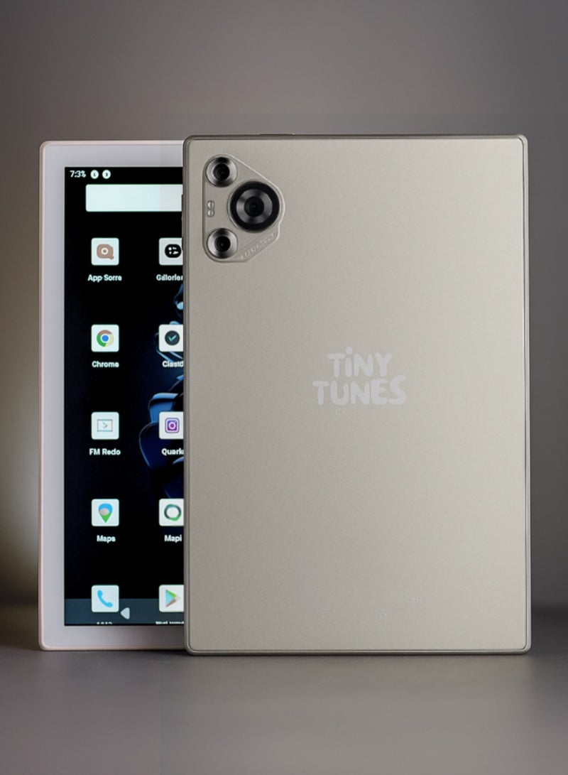 تيني تونز تابلت TS103 الذكي | شاشة 10 بوصات | ذاكرة وصول عشوائي (RAM) سعة 12 جيجابايت وذاكرة تخزين داخلية 512 جيجابايت | شريحتي اتصال | قلم | لوحة مفاتيح | ماوس | سماعة أذن | غطاء قابل للطي | شاحن من النوع C - Image 1