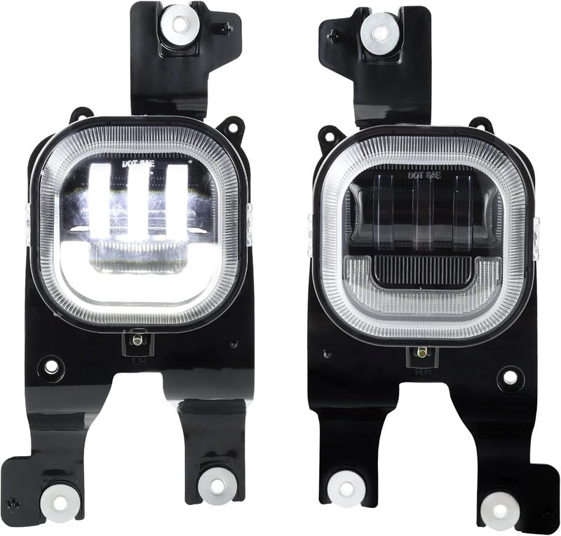DRFG LED Fog Lights with DRL for 2008-2010 Ford F250 F350 F450 Super Duty - Image 1