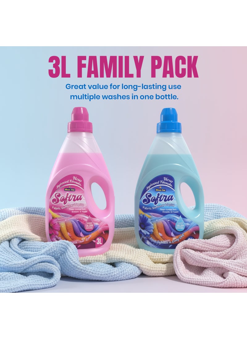 Silver Pot Silverpot Fabric Softener Liquid Pink Floral 3L - Image 5