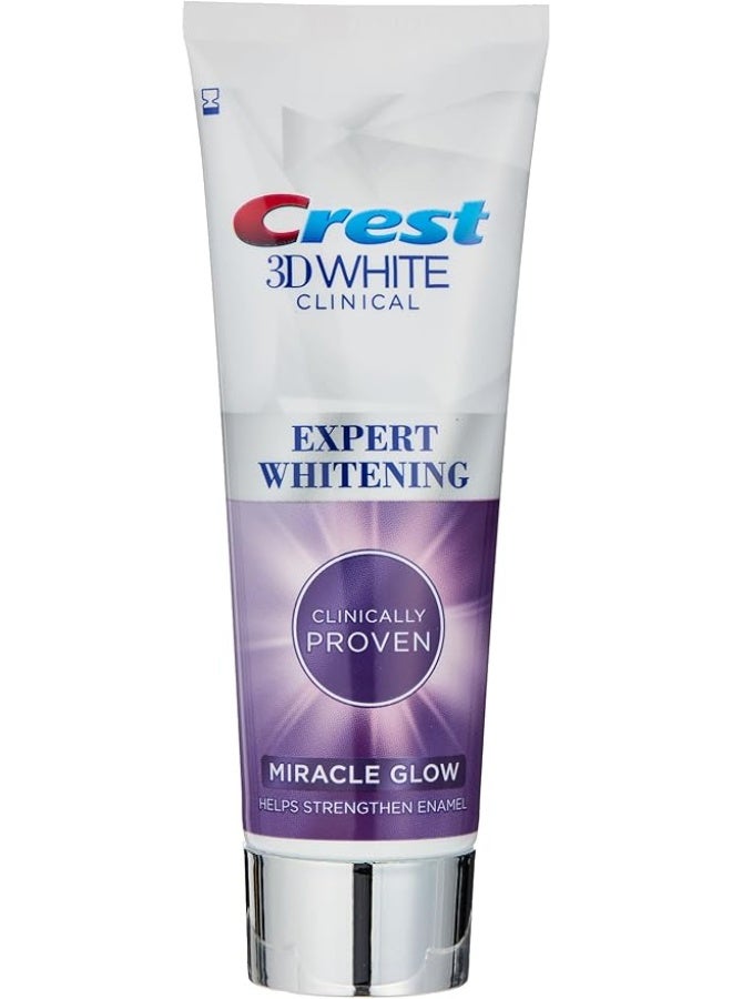 Crest 3DWhite Clinical Miracle Glow Toothpaste Advanced Whitening Technology Oral Care 75 ml - Image 4