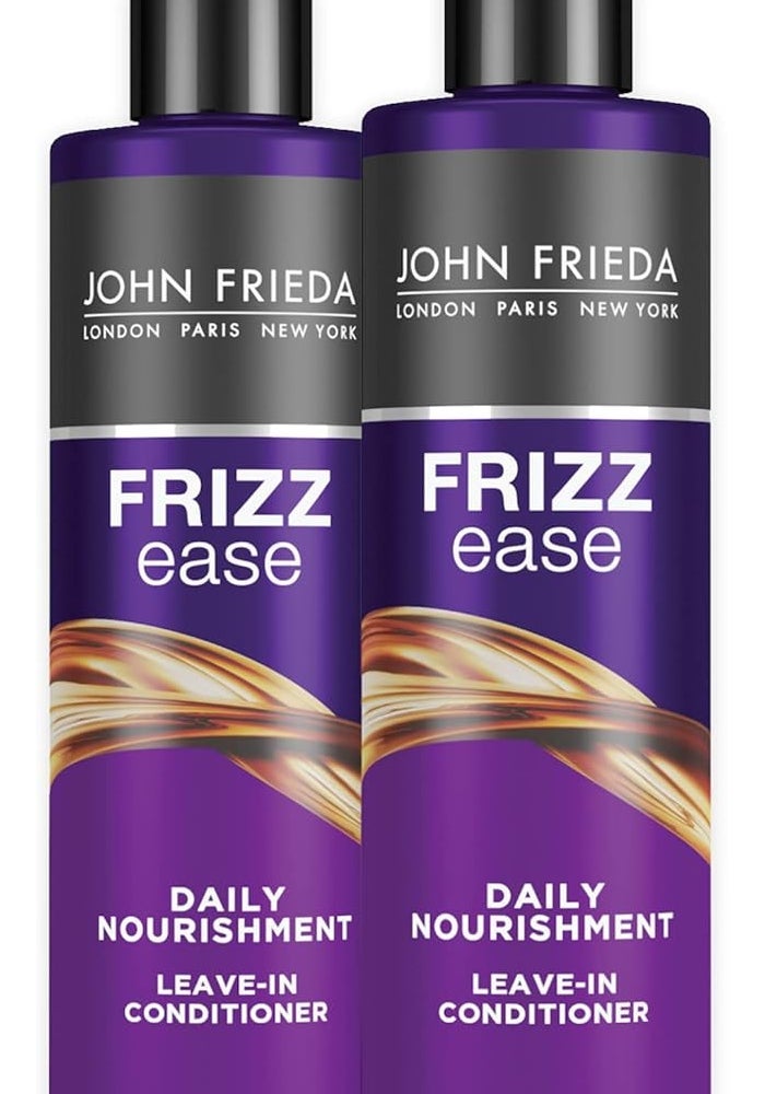 John Frieda Frizz-Ease Daily Nourishment Leave-In Conditioning Spray, 8 oz (Pack of 2) - Image 1