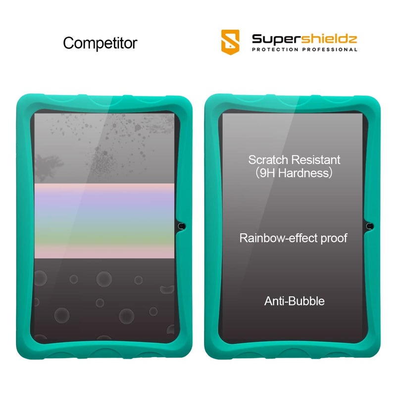 Supershieldz (2 Pack) Designed for Onn 10/10.1 inch Kids Tablet (2022, 3rd Gen) Screen Protector, (Tempered Glass) Anti Scratch, Bubble Free - Image 2