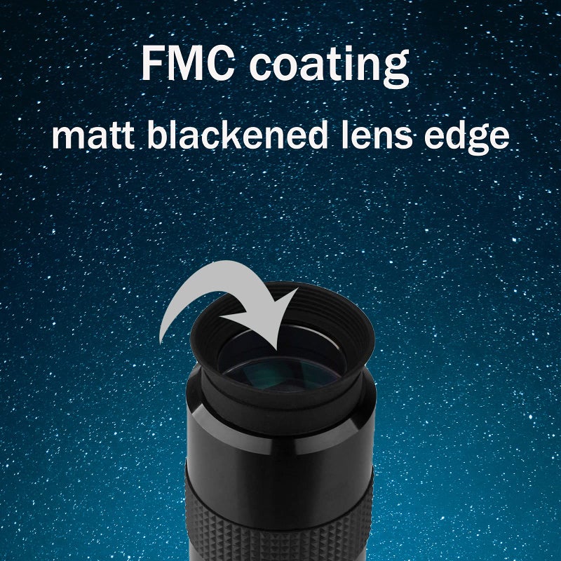 SVBONY SVBONY SV131 Plossl Eyepiece, 1.25 Inches 40mm Telescope Lenses, 4 Elements Design 48 Degrees Field of View Telescope Eyepiece with Filter Threaded for Telescope - Image 4