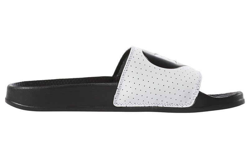 Reebok Classic Slide Soft Sole Cozy Flat Heel Sports Slippers Black White - Image 2