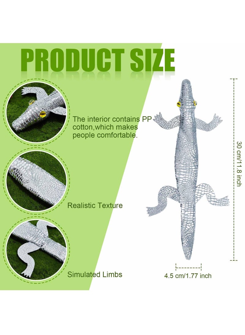 KASTWAVE 10-Piece Assorted Sequin Slap Bracelets Set - Crocodile & Animal Designs, Cool Snap Bracelets for Halloween Easter Party Favors - Image 2