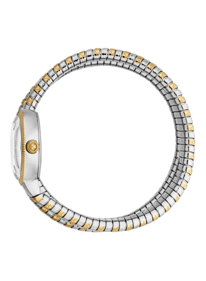 Just Cavalli Signature Snake After Party Two Tones YG Silver Women's Watch - Image 3