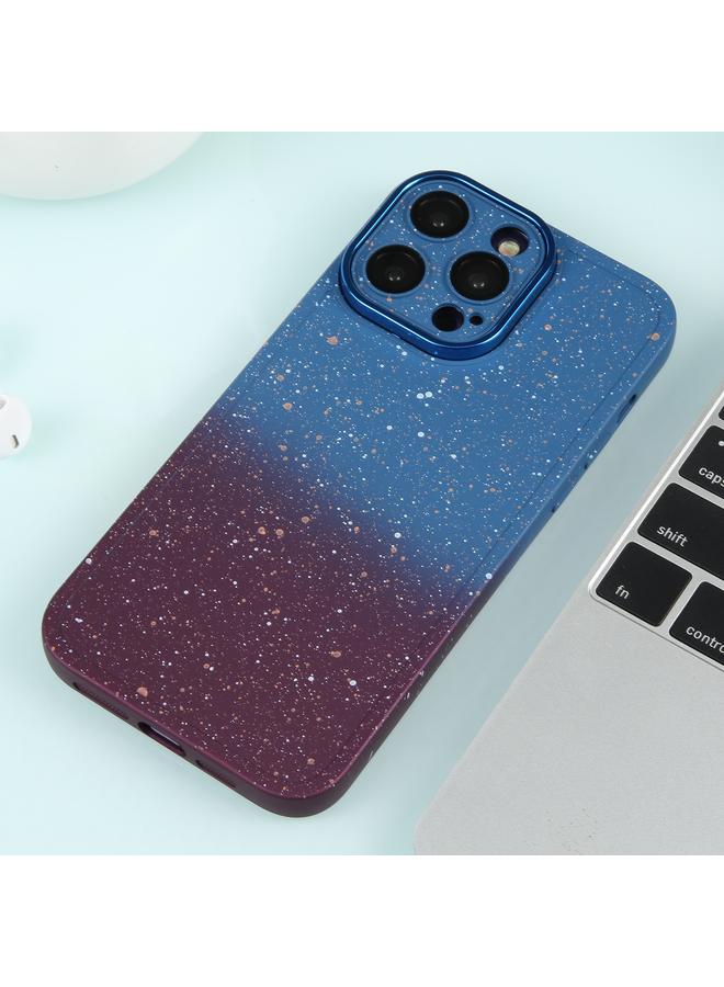Zaboon Case For iPhone 11 Gradient Starry Silicone Phone Case with Lens Film - Image 2