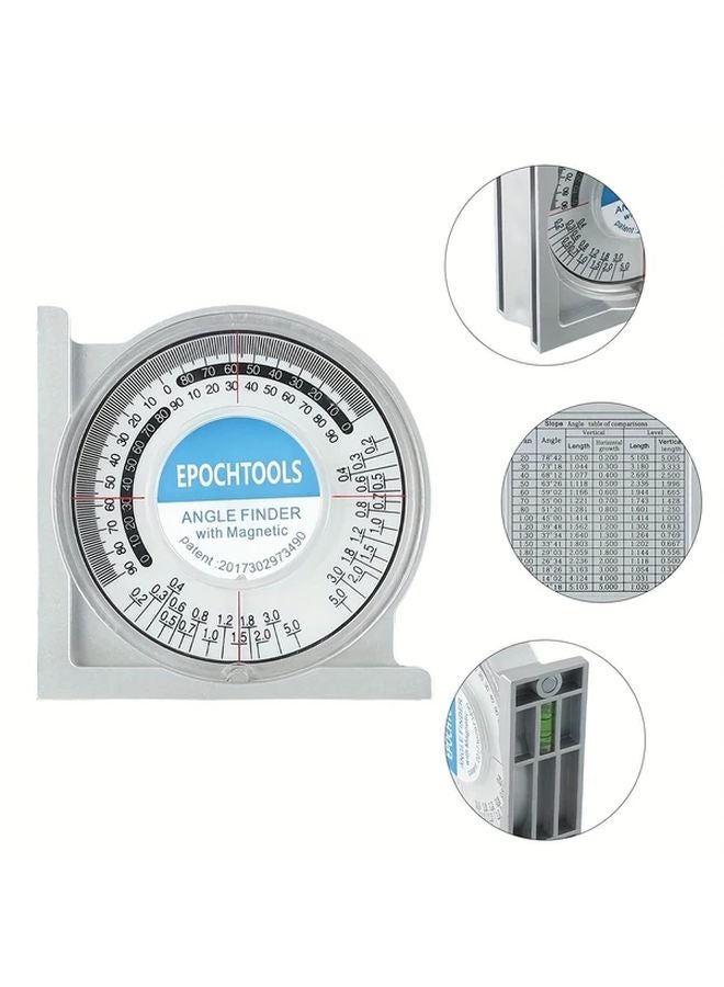 High Precision Magnetic Angle Finder 1pc Durable Tilt Gauge With Strong Magnets - Image 1