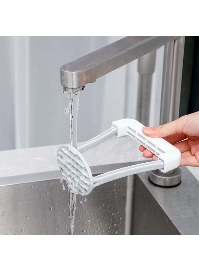Hand-Press Potato & Garlic Masher Purees Baby Food, Fruit And Vegetable Smasher, with Wide Ergonomic Horizontal Handle Fine-Grid Plate - Image 4