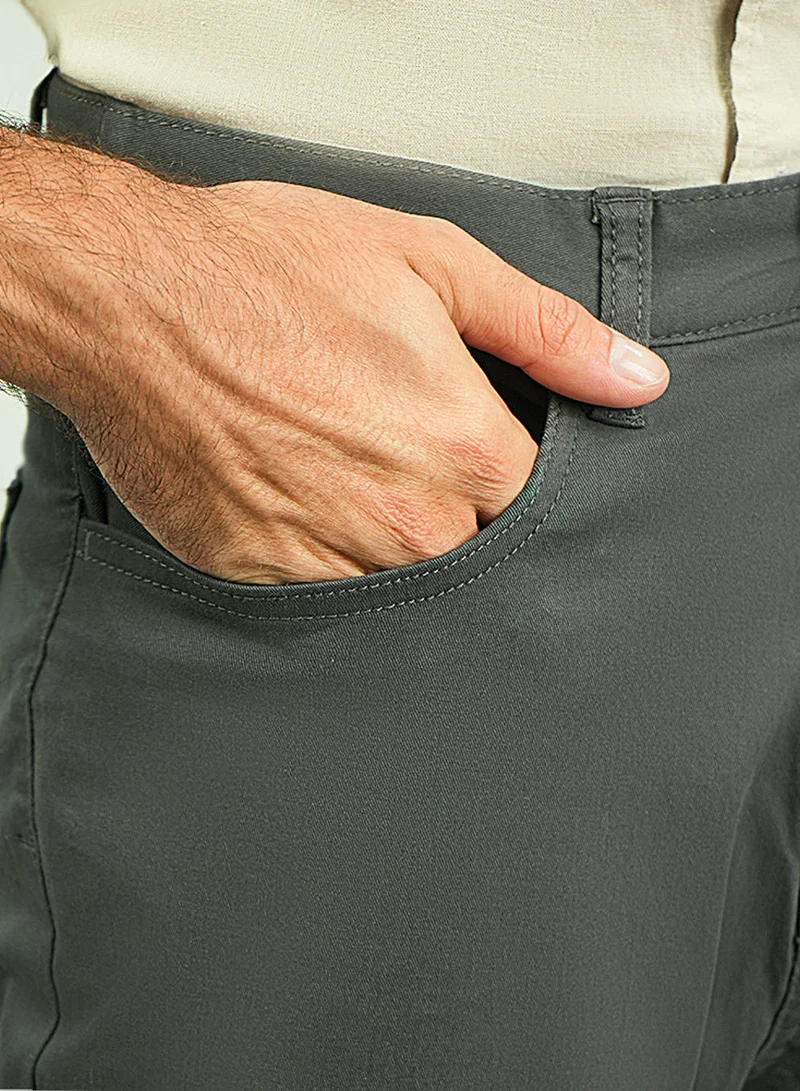 GIORDANO  Men’s Cotton Regular Taper Stretch Twill Khakis for Men | Best Price UAE