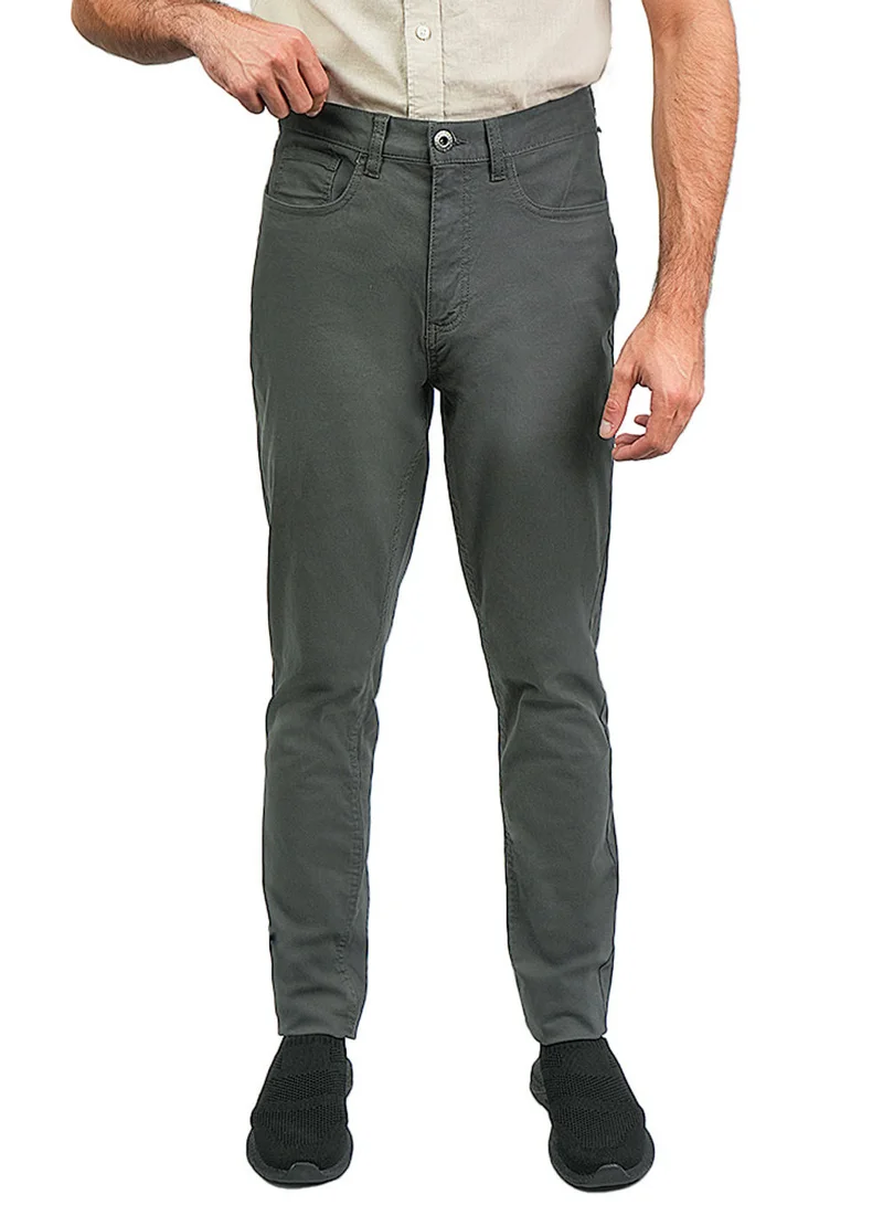 Men’s Cotton Regular Taper Stretch Twill Khakis