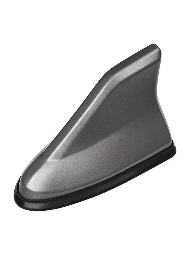 BELOMI Car Shark Fin Antenna Cover, Roof Aerial Base AM/FM Radio Signal for Car SUV Truck, Vehicle Shark Fin Shape Cover with Adhesive Tape, Car Accessories Antenna Replacement Fits Most Cars (Gray) - Image 1