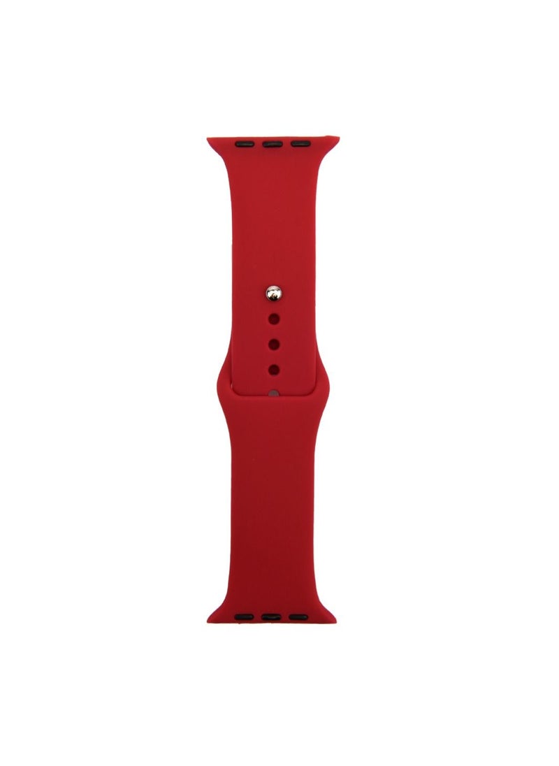 Generic - Apple Watch Band 45mm Soft Silicone Sport Band Replacement Wrist Strap Compatible for iWatch Apple Watch Series 7 Nike+,Sport,Edition - Image 1