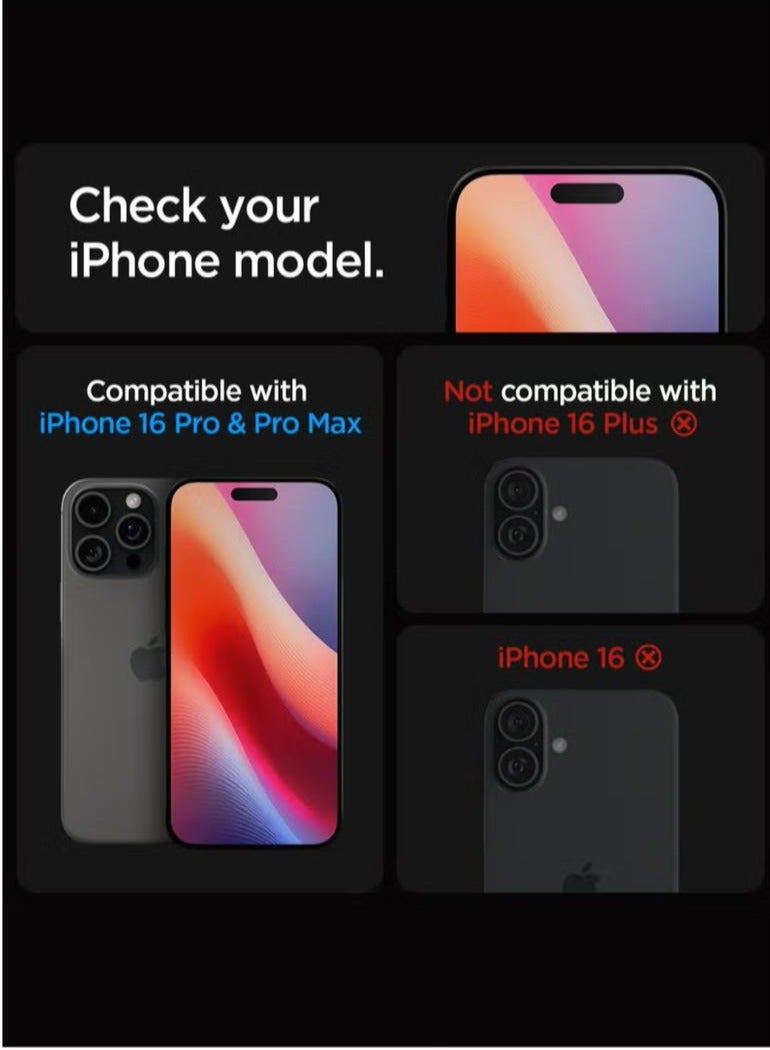 واقي شاشة عدسة الكاميرا Glastr Ez Fit Optik PRO لهاتف iPhone 16 Pro Max/iPhone 16 Pro/iPhone 15/14 Pro Max/iPhone 15/14 Pro - إصدار سلسلة L [عبوتان]