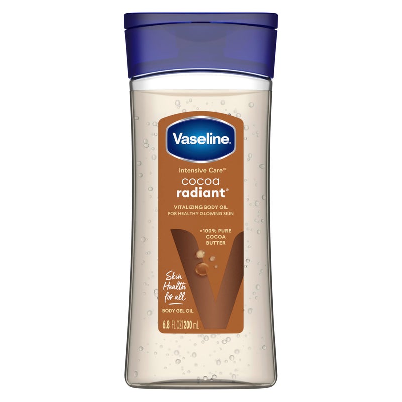 Vaseline Intensive Care Body Gel Oil, Cocoa Radiant, 6.8 oz - Image 1