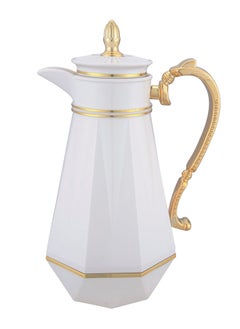 غزال ترمس شاي/قهوة سعة 0.8 لتر لؤلؤي/ذهبي  - Image 1